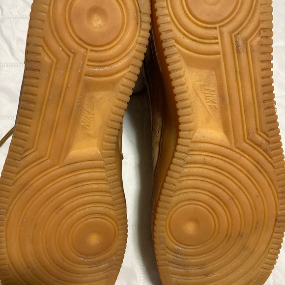 Mens Nike Air Force 1 Flax/Wheat Sz12  806403-200 - Picture 4 of 8